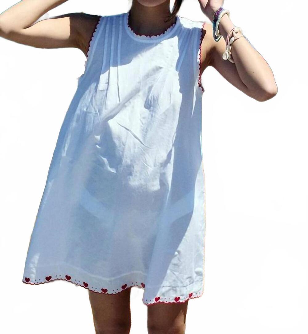 NEW CIAO LUCIA ebba mini dress in white